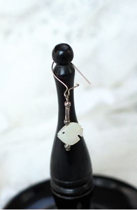 Picture of PAIR OF BROCANT EARRINGS WITH A FISH