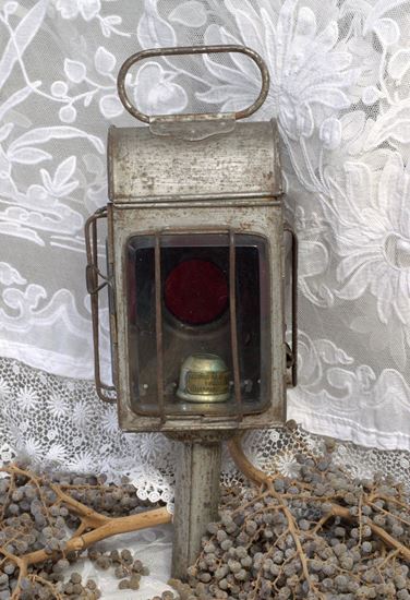 oude  antieke koetslamp