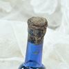 brocante blauw glazen flesje castoroil