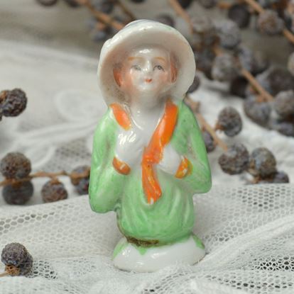 Picture of VINTAGE GREEN HALF-DOLL