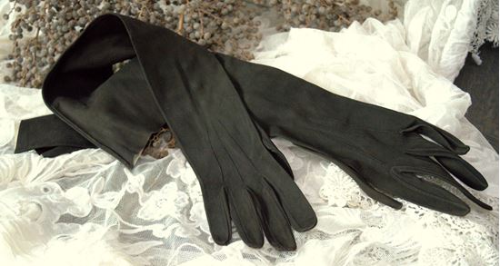 vintage paar bruin leren handschoenen van selfridges