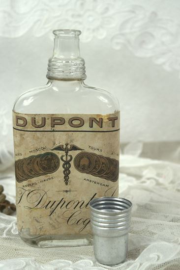 vintage dupont cognac flesje