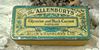 vintage blik allenbury s pastilles