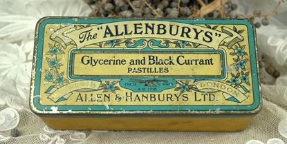 vintage blik allenbury s pastilles