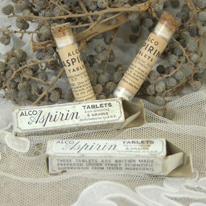 vintage verpakking met alco aspirine