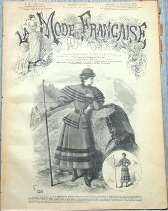 Lamode Francaise Victoriaans modeblad uit1894
