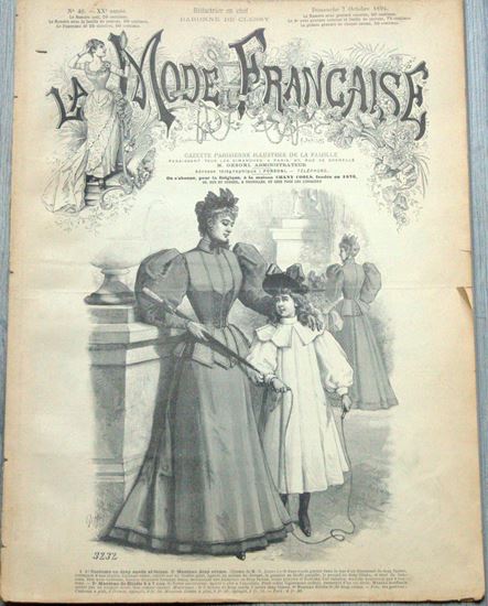 La mode Francaise Victoriaans modetijdschrift.