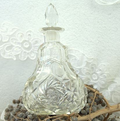 vintage kristallen parfumfles