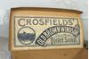 vintage kartonnen crosfields zeepdoos
