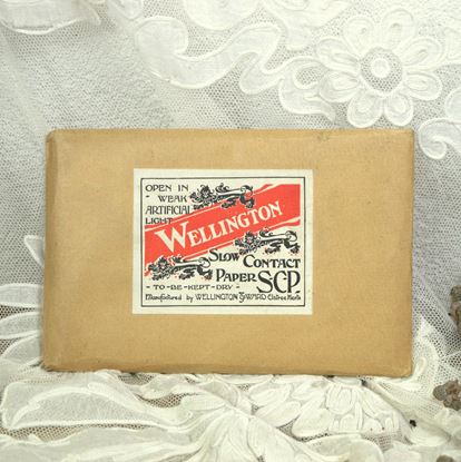 vintage verpakking Wellington fotopapier