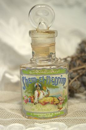 antiek flesje Shem el Nessim parfum
